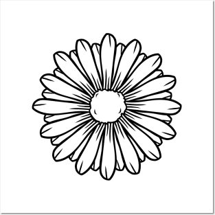 daisy flower Posters and Art